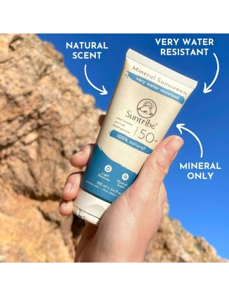 Suntribe Klarer Mineral-Sonnenschutz SPF50 100ml