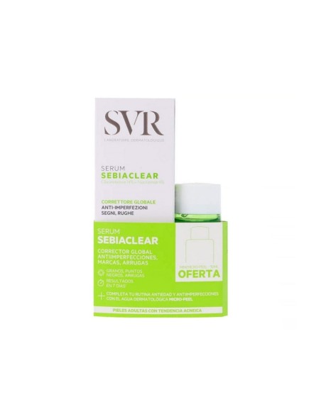 SVR Pack Sebiaclear Serum und Micro-Peel Lotion