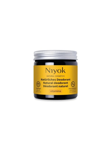 Niyok Natürliches Deodorant Creme mit Vitaminen 40ml