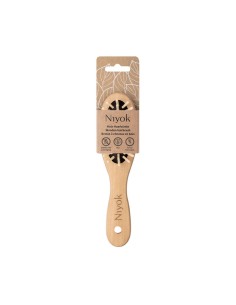 Niyok Holzbürste für Haare 18cm