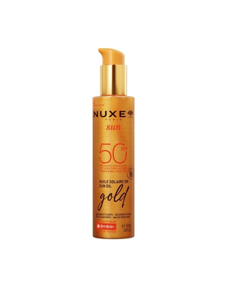 Nuxe Sun Gold Öl für Gesicht und Körper LSF50 150ml