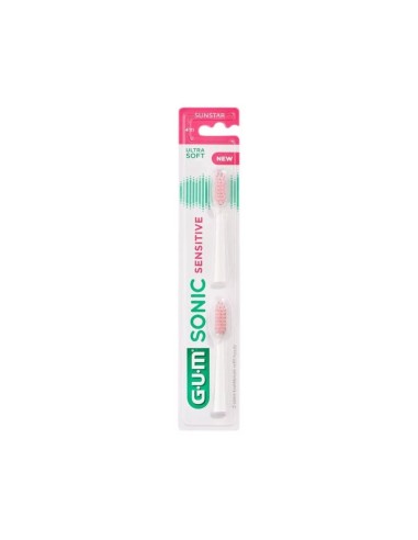 GUM ActiVital Sonic Sensitive Bürsten Nachfüllung 2 Stück