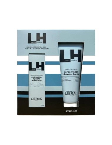 Lierac Homme Gel Anti-Fatigue 50 ml & Gel Duche Integral 200 ml
