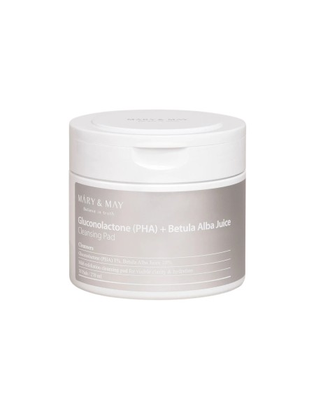 Mary&May Gluconolactone und Betula Alba Juice Reinigungspads 70 St.