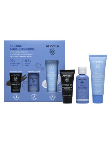 Apivita Pack Rotina Aqua Beelicious Leichte Textur