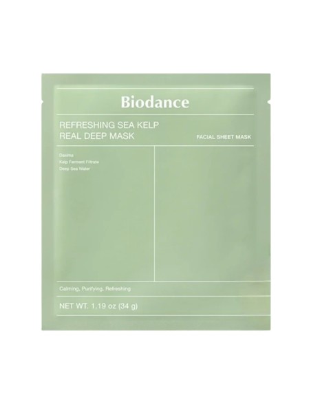 Biodance Refreshing Sea Kelp Real Deep Mask 34g Biodance Refreshing Sea Kelp Real Deep Mask 34g