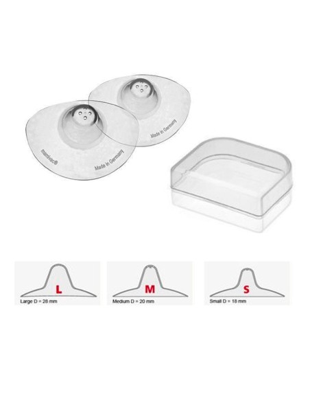 Mamivac Conical Silicone Nipples S X2 Mamivac Conical Silicone Nipples S X2