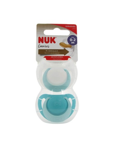 Nuk Genius Latex Schnuller 0-2 Monate X2