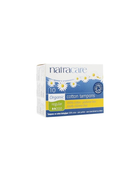 Natracare Cotton Caps Regular Flow 10 Stück