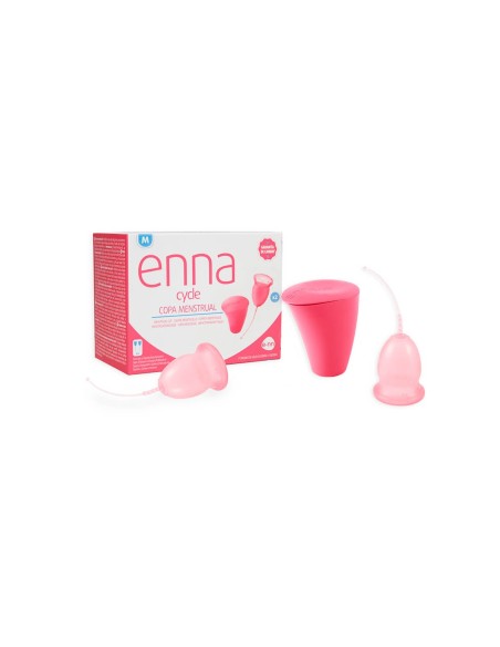 Enna Cycle Menstruationstasse Größe M 2 Einheiten + Sterilisatorbox Enna Cycle Menstruationstasse Größe M 2 Einheiten + Sterilisatorbox