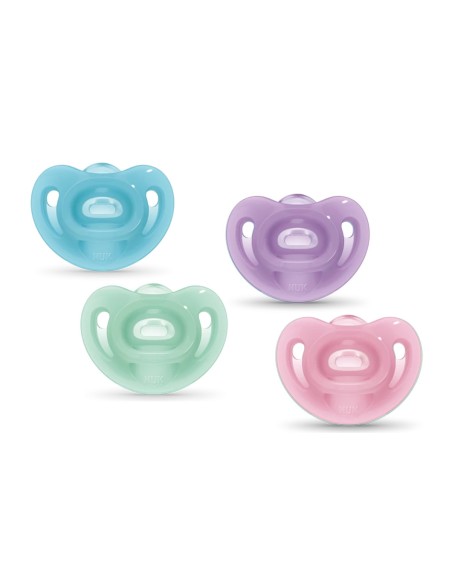 NUK Sensitive Silikon Schnuller 0-6M x2 NUK Sensitive Silikon Schnuller 0-6M x2