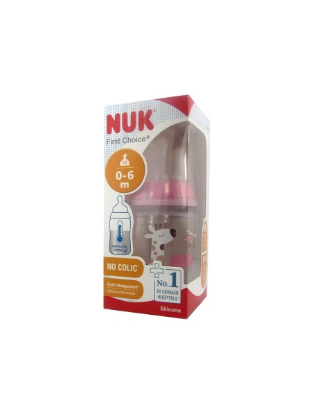 NUK First Choice Silikontemperaturanzeigeflasche 0-6M M 150ml