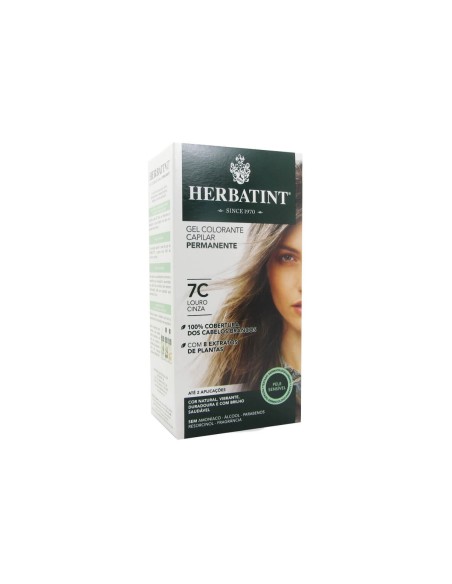 Herbatint Permanent Haarfarbe Gel 7C Blond Grey 150ml