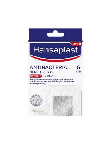 Hansaplast Sensitive XXL Sterile 8x10cm 5 Stück