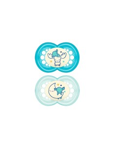 MAM-Schnuller Original Nacht Silikon + 16m 2Uni