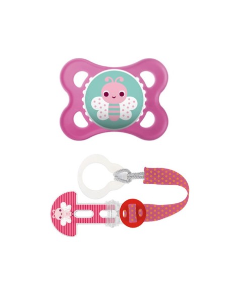 MAM Original-Schnuller Silikon 0-6M mit Clip It!