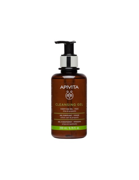 Apivita Cleansing Gel Purifying Gel Face 200ml Apivita Cleansing Gel Purifying Gel Face 200ml