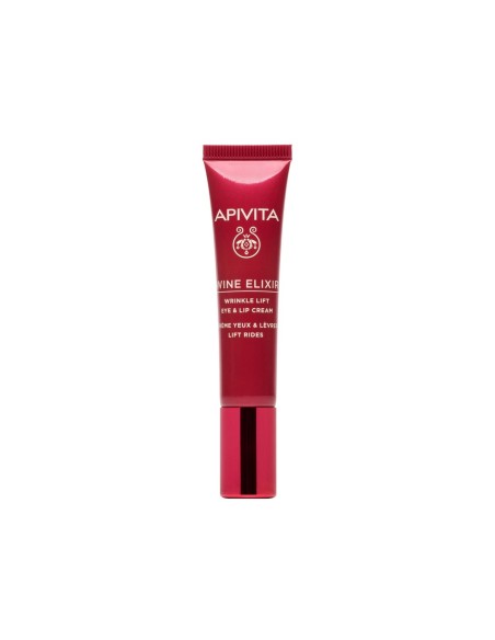 Apivita Wine Elixir Wrinkle Lift Eye and Lip Cream 15ml Apivita Wine Elixir Wrinkle Lift Eye and Lip Cream 15ml