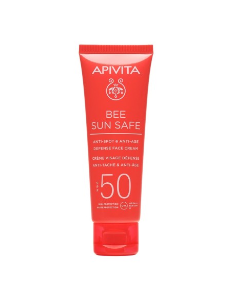 Apivita Bee Sun Safe Anti-Spot and Anti-Age Defence Face Cream SPF50 50ml