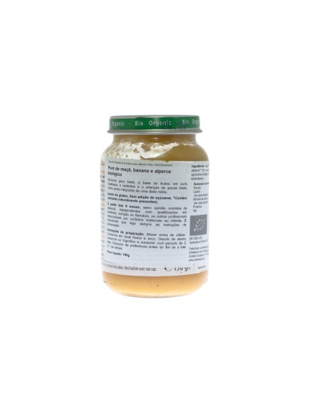 Holle Bio Glas Apfel und Banane mit Aprikose 6M 190g