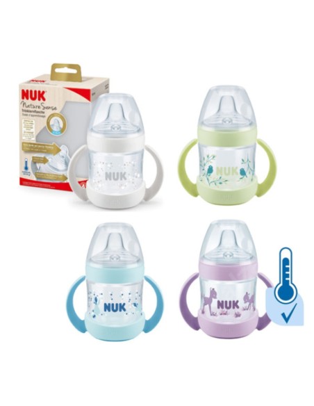 NUK Nature Sense Lernflasche aus Silikon 6-18 Monate 150ml NUK Nature Sense Lernflasche aus Silikon 6-18 Monate 150ml