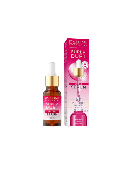 Eveline Cosmetics Super Duet Lifting Serum mit Peptiden 18ml