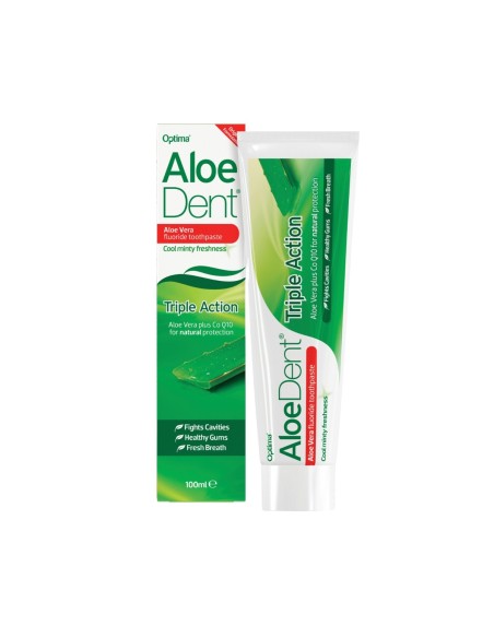 AloeDent Zahnpasta mit dreifacher Wirkung und Fluorid 100ml
