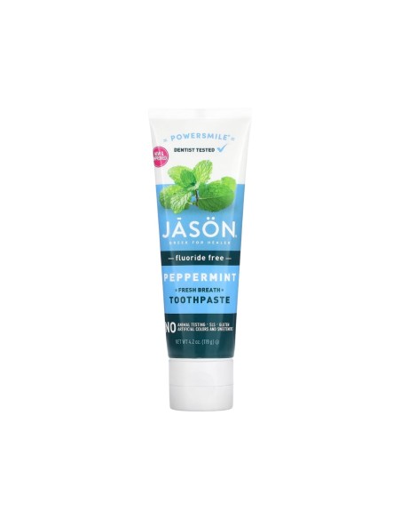 Jason PowerSmile Zahncreme mit Pfefferminze ohne Fluorid 119g