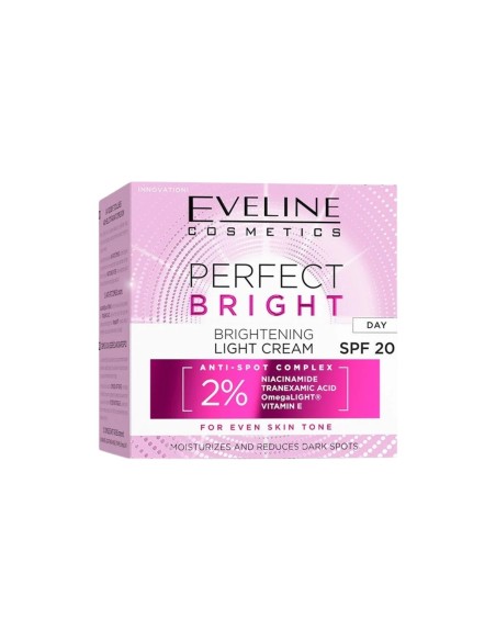 Eveline Cosmetics Perfect Bright Light Cream Day SPF20 50ml Eveline Cosmetics Perfect Bright Light Cream Day SPF20 50ml