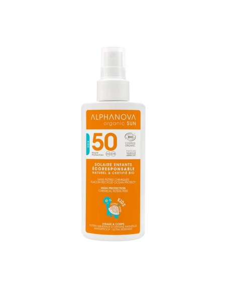 Alphanova Organic Sonnenspray Sonnenschutz Kids SPF50 125g
