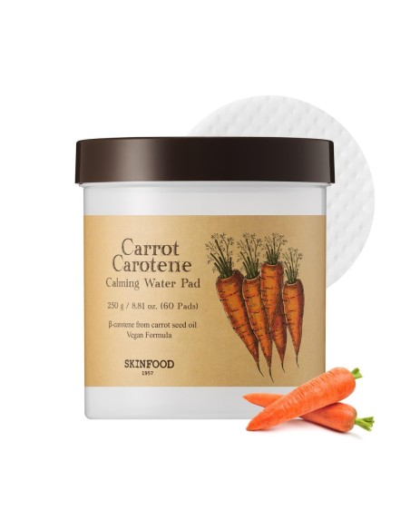 Skinfood Karotte Beta-Carotin Beruhigendes Wasser Pad 60 Stück