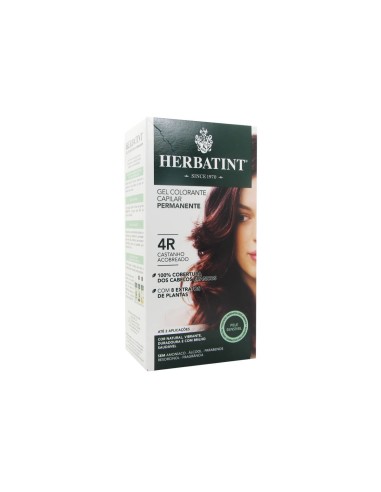 Herbatint Permanent Haarfarbe Gel 4R Kupferbraun 150ml