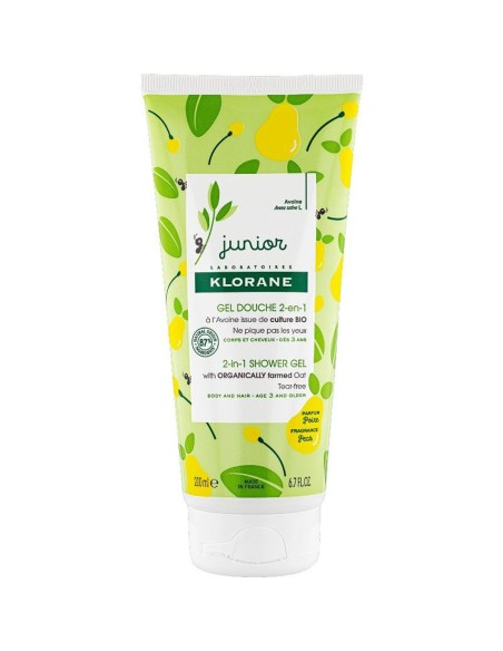 Klorane Petit Junior Gel Duche Corpo e Cabelo Pêra 200ml Klorane Petit Junior Gel Duche Corpo e Cabelo Pêra 200ml