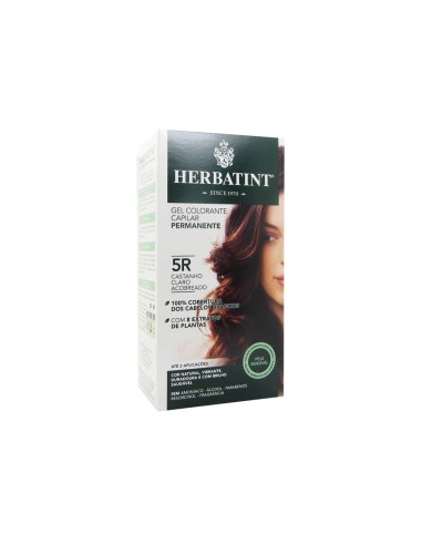 Herbatint Permanent Haarfarbe Gel 5R Hellbraun Kupfer 150ml