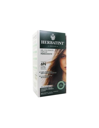 Herbatint Permanent Haarfarbe Gel 6N Dunkelblond 150ml