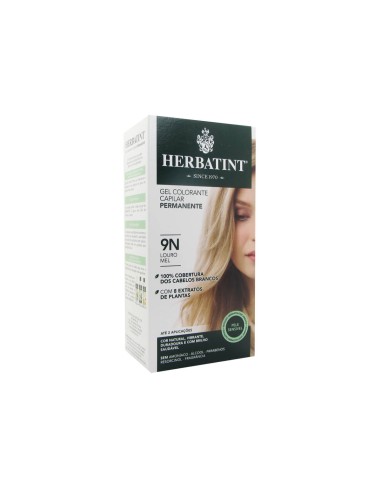 Herbatint Permanent Haarfarbe Gel 9N Honigblond 150ml