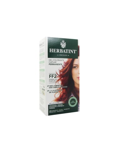 Herbatint Permanent Haarfarbe Gel FF2 Rot Lila 150ml