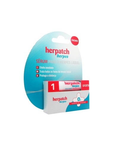 Herpatch Herpes Serum W / Prävention Lippenstift Prävention 5 ml + 4,8 g