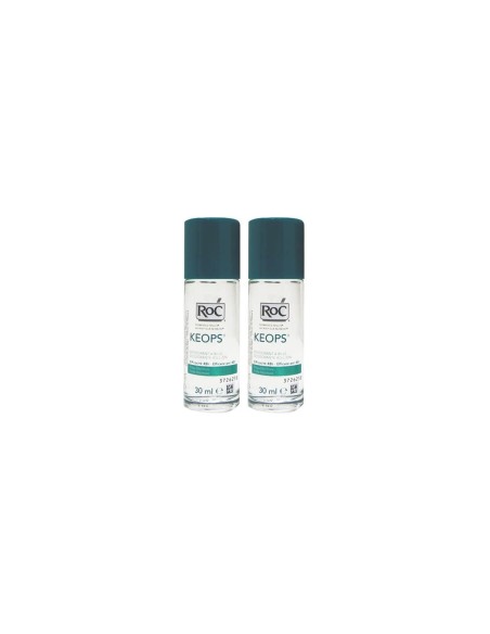 Roc Duo Keops Deodorant Roll On Intensives Schwitzen 30ml