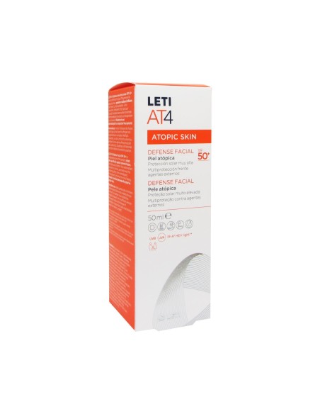 Leti AT4 Atopic Haut Sun Gesichtscreme SPF50 + 50ml