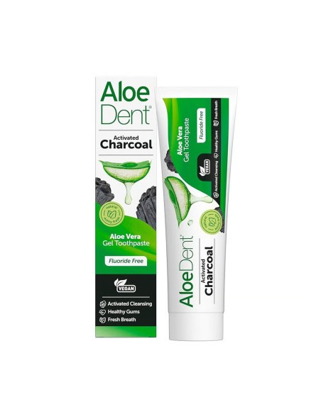 AloeDent Zahnpasta mit Aloe Vera und Aktivkohle 100ml