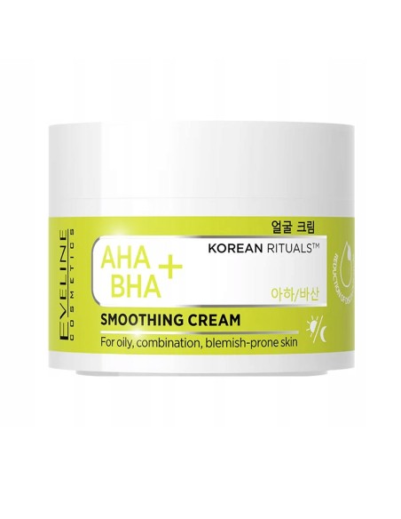 Eveline Cosmetics Korean Rituals AHA BHA Glättungscreme 50ml Eveline Cosmetics Korean Rituals AHA BHA Glättungscreme 50ml
