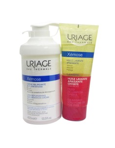 Uriage Xémose Packung Universal Emollient Cream 400ml + Gift Cleansing Oil
