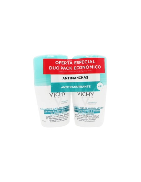 Vichy Deo Intensive Transpiration Keine Flecken 2x50ml