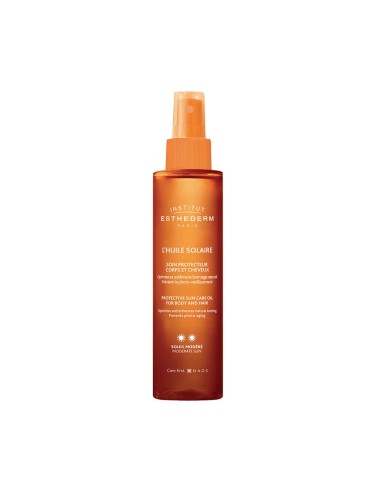 Institut Esthederm Protective Sun Care Oil für Körper und Haar Moderate Sun 150ml