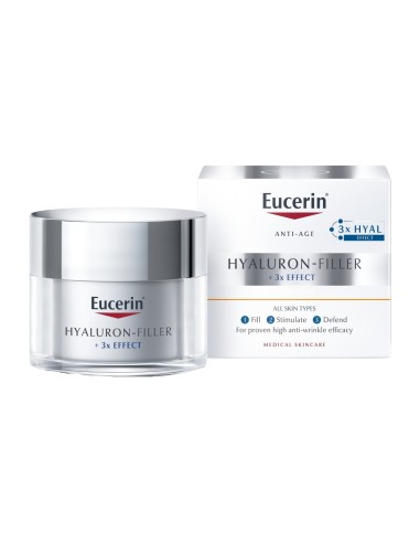 Eucerin Hyaluron-Filler 3xEffect Tagescreme Trockene Haut 50ml