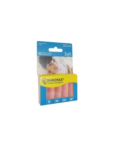 Ohropax Soft Soft Foam Hörstöpsel 10 Einheiten