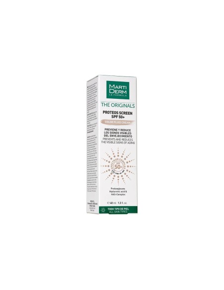 Martiderm Proteos-Bildschirm SPF 50+ Gesichtscreme Perfektion mit Farbe 40ml