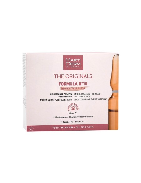 MARTIDERM Die Originale Formel Nº10 HD-Farbe Touch SPF 30 10 Ampullen MARTIDERM Die Originale Formel Nº10 HD-Farbe Touch SPF 30 10 Ampullen