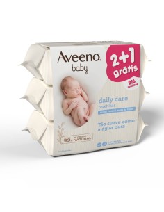 Aveeno Baby Pack Daily Care Baby Wipes 3x 72 Stück